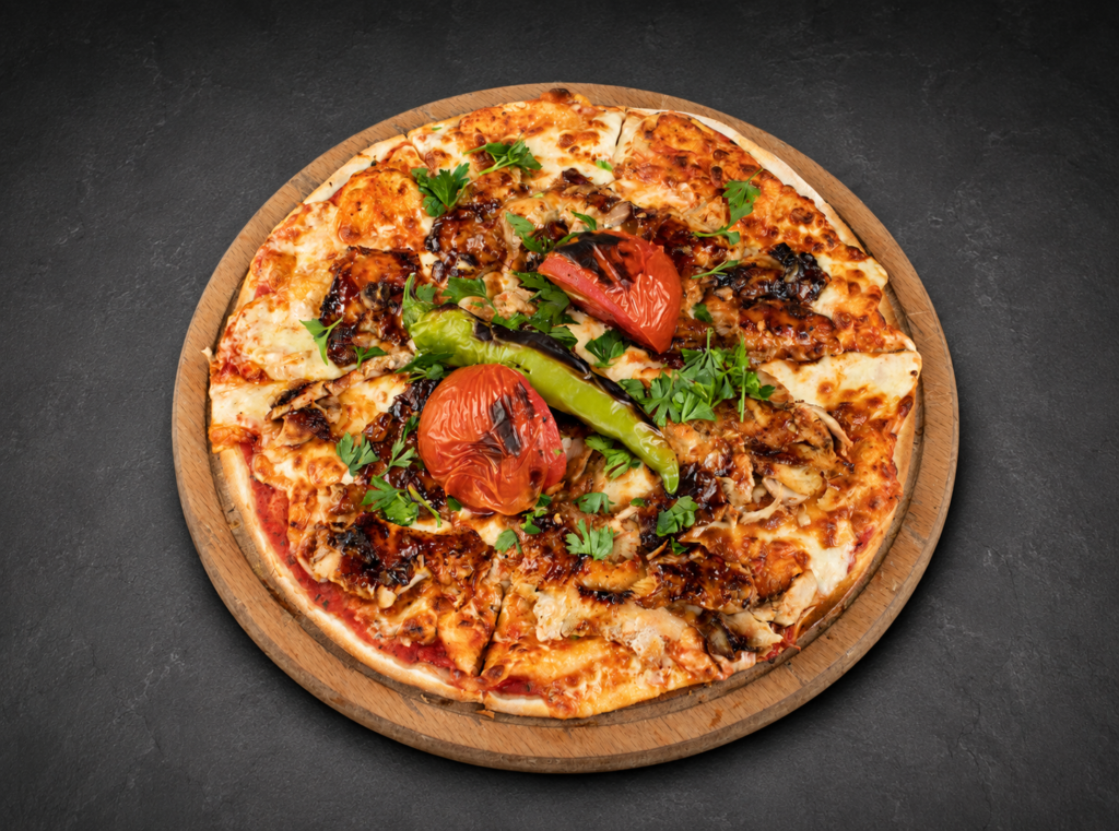 Tavuk Dönerli Pizza